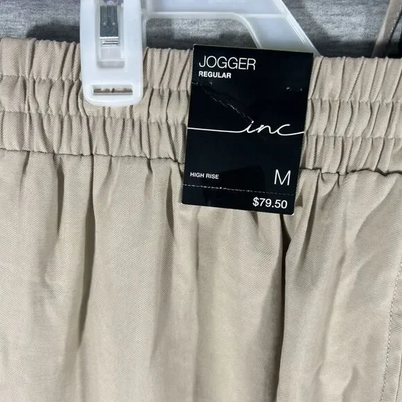 INC International Concepts Womens Medium Utility Jogger Pants Toasted Twine $79 - Picture 7 of 15
